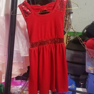 Red fancy dress